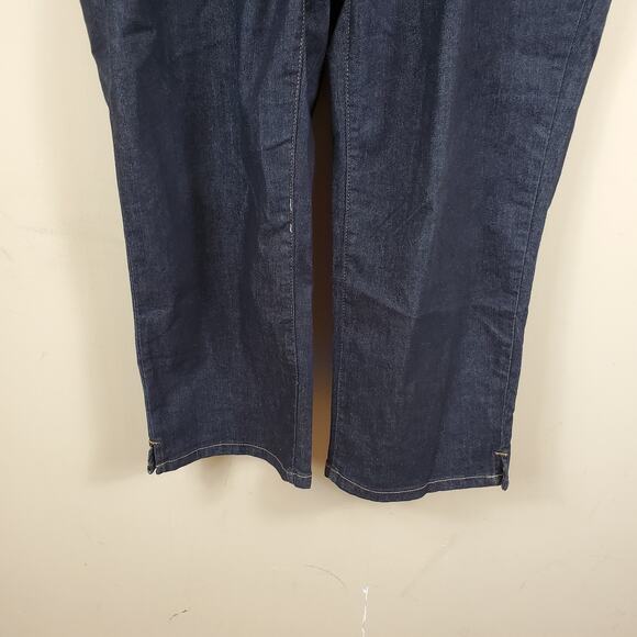 Woman Within Straight Leg Stretch Jean Size 18W - Picture 5 of 12